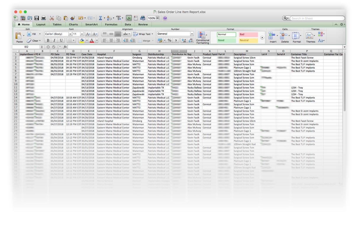 IB Reporting Tab