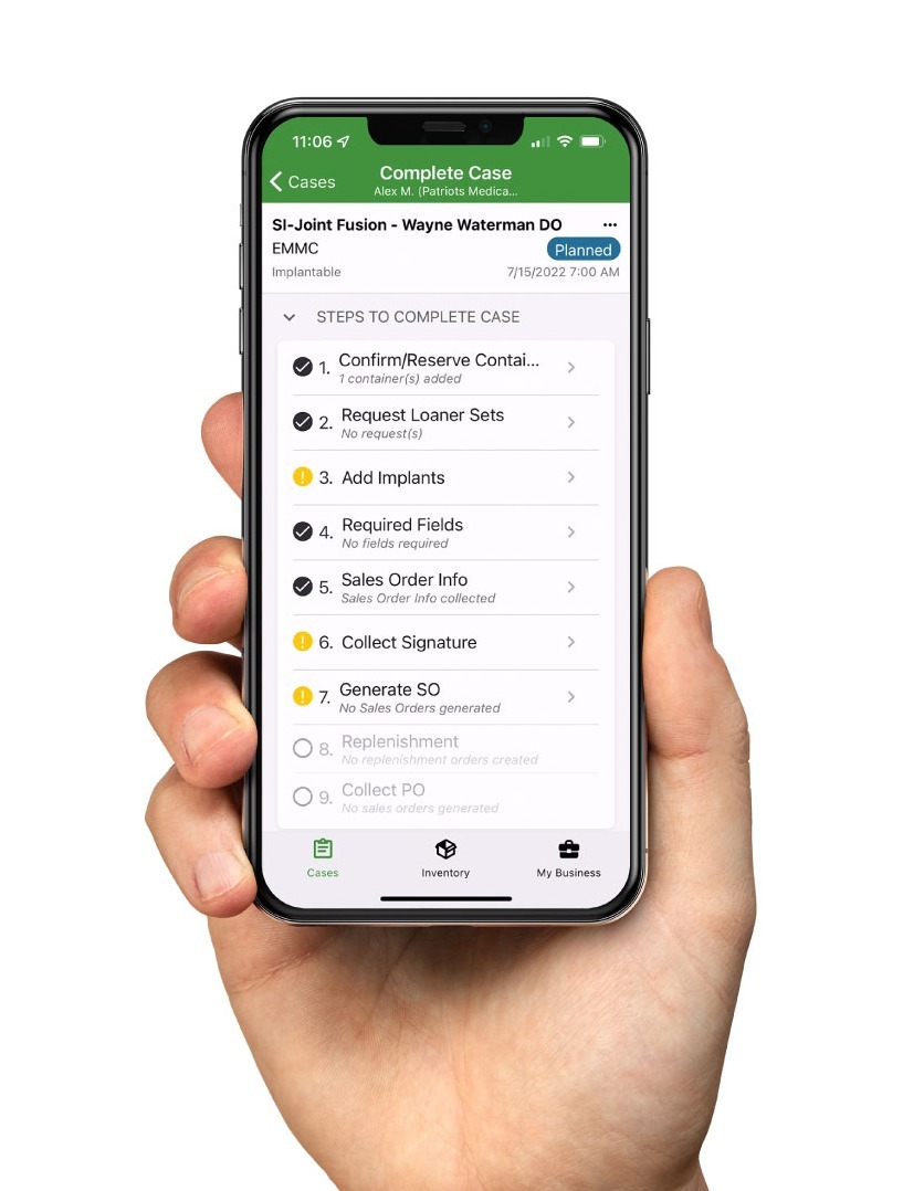IBMobile hand 