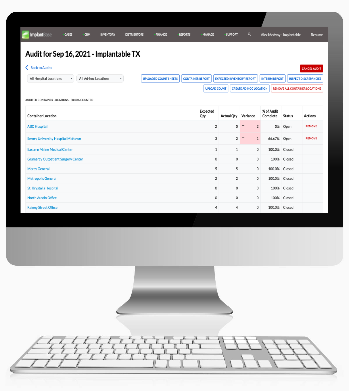 IB_Audit_Module Screen